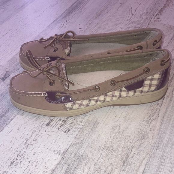 Sperry Shoes - Genuine Sperry  Angel Fish Boat Shoes Women's Tan and Brown Loafers